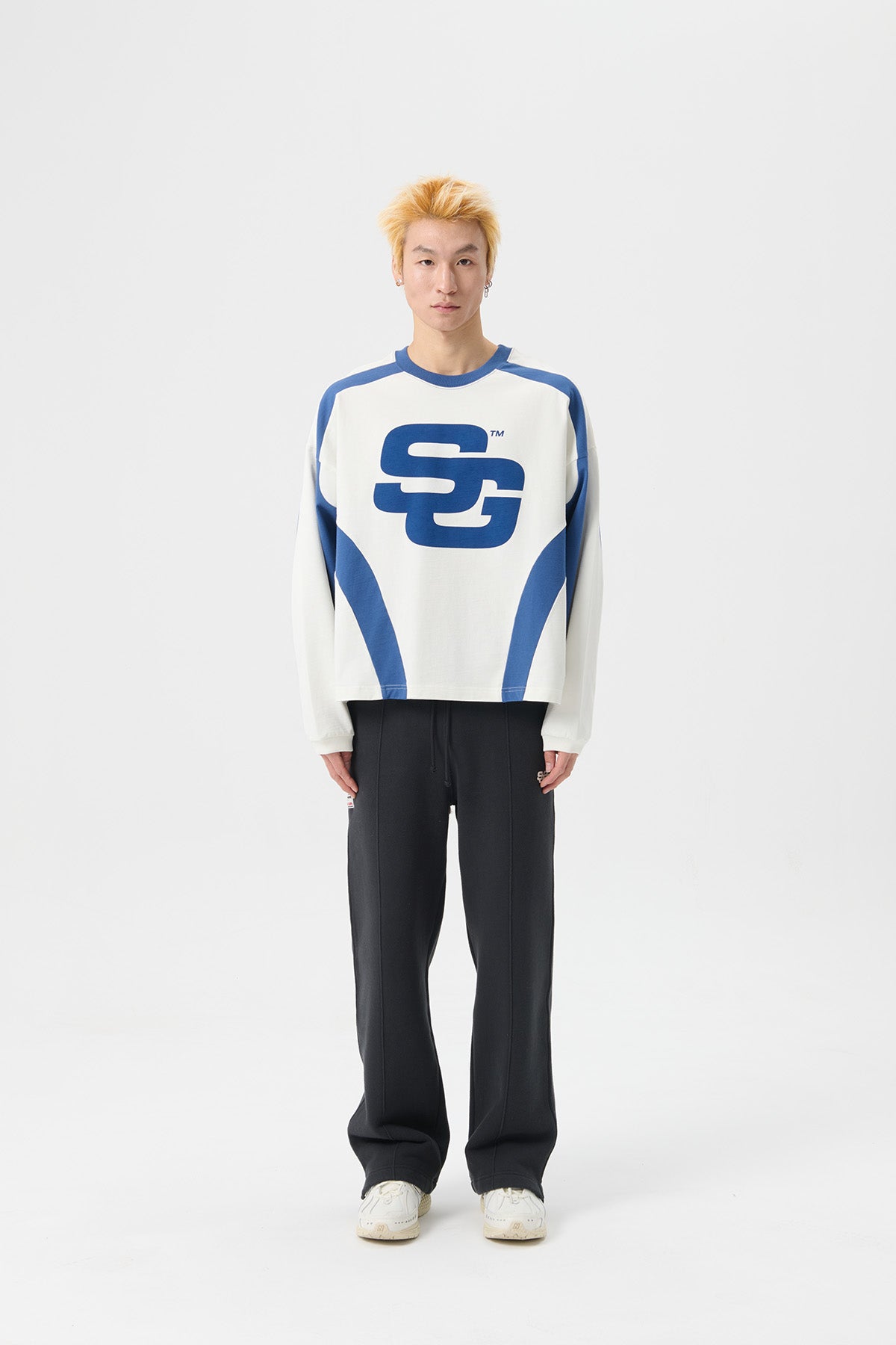 SG24 PANELED LS TEE - CANNOLI CREAM
